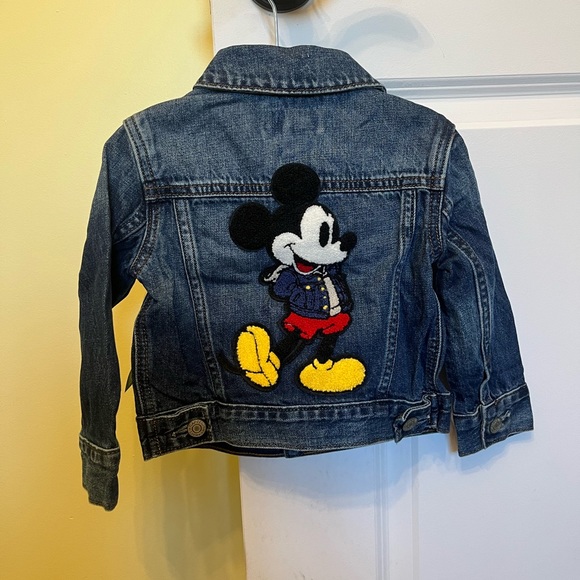 babyGap | Disney Mickey Mouse Icon Denim Jacket 18-24 months - Picture 1 of 6